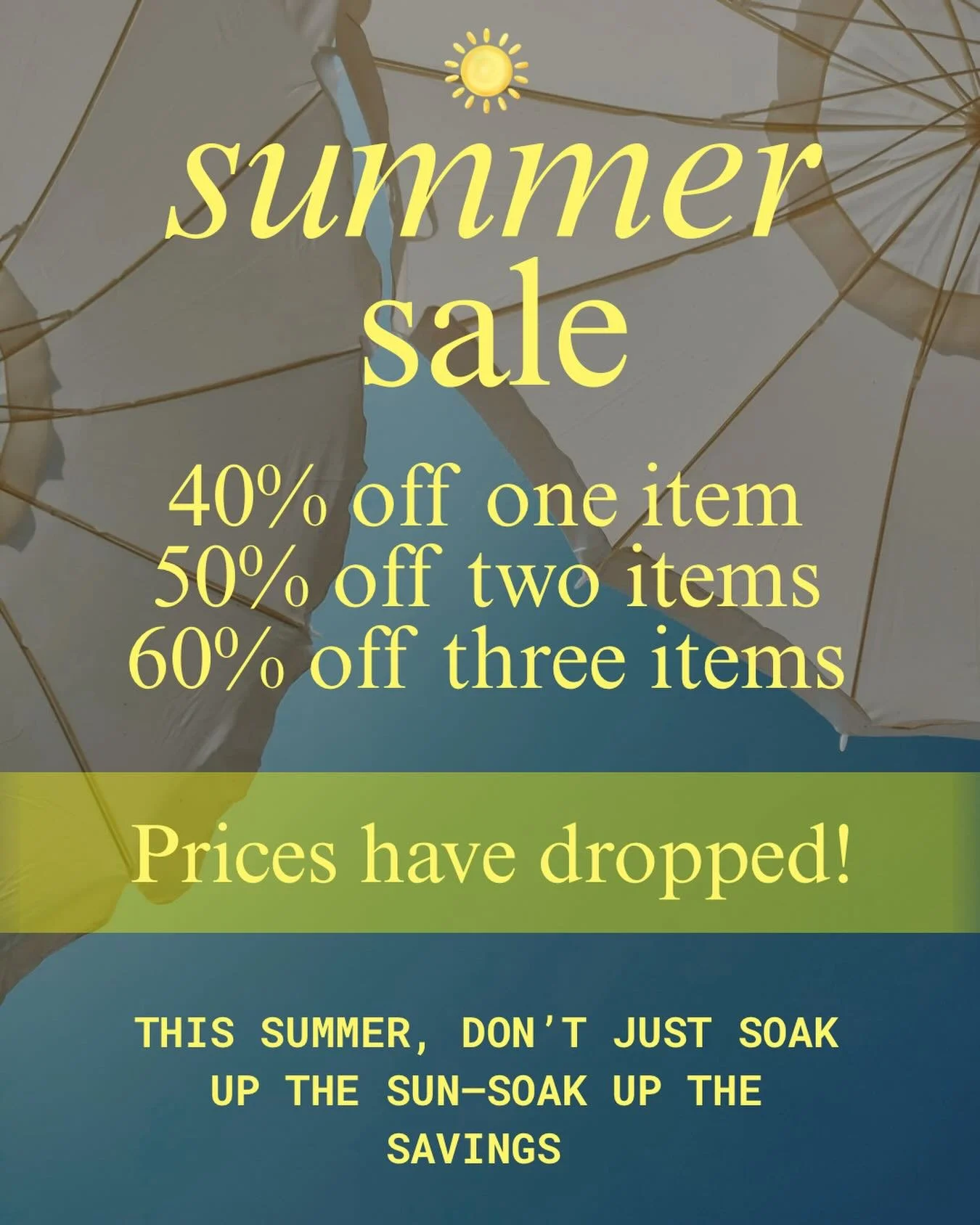 Prices have dropped on our summer sale! #shopballiets