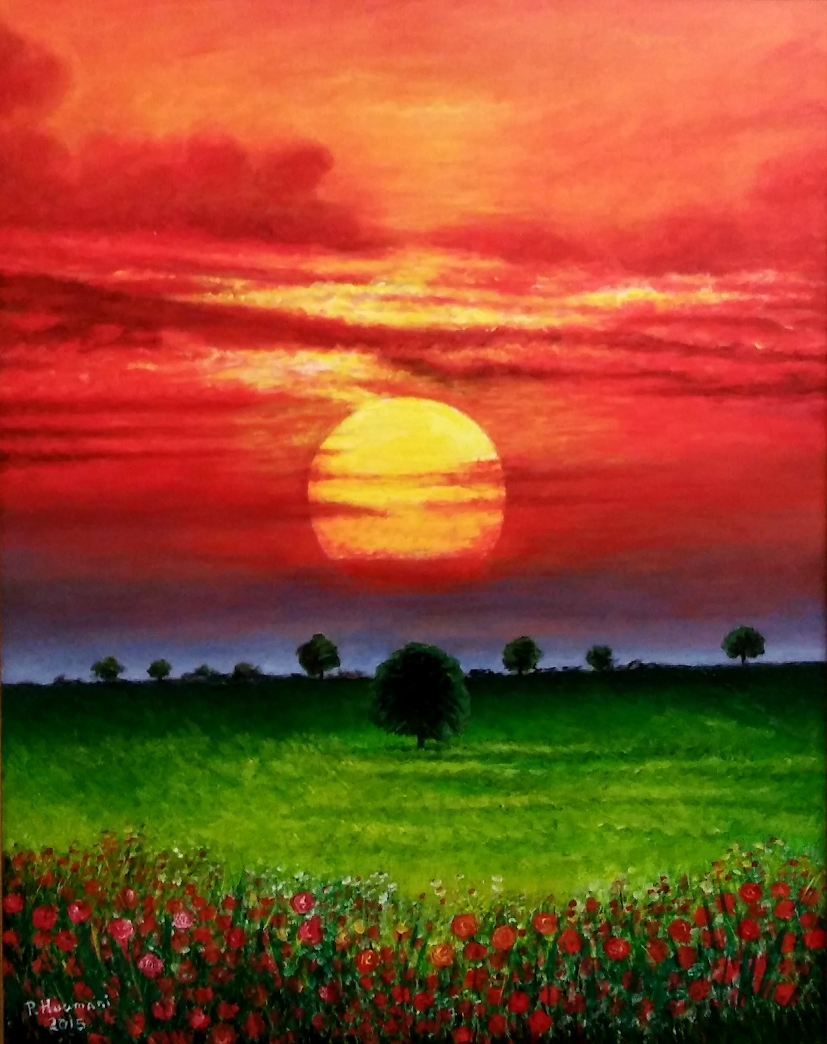 Sunset on the Farm