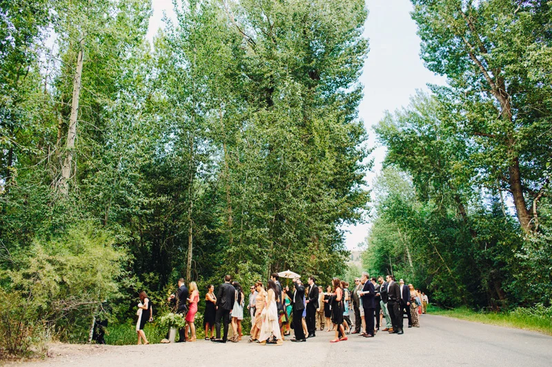 Backyard Wedding, Sun Valley, Idaho