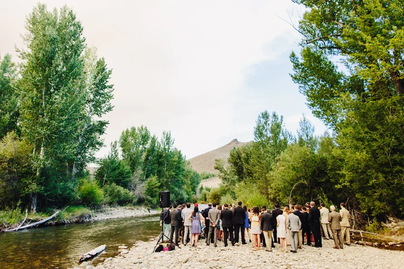 Backyard Wedding, Sun Valley, Idaho