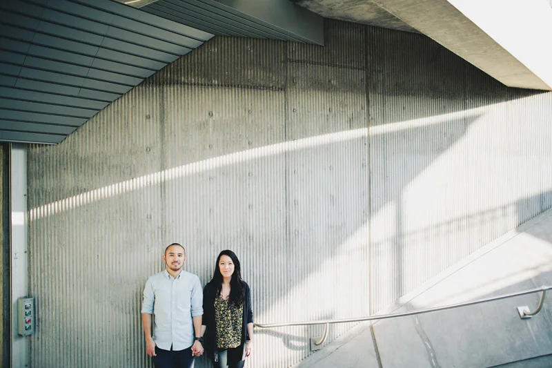 Orange Engagement Photography . Jason & Nancy