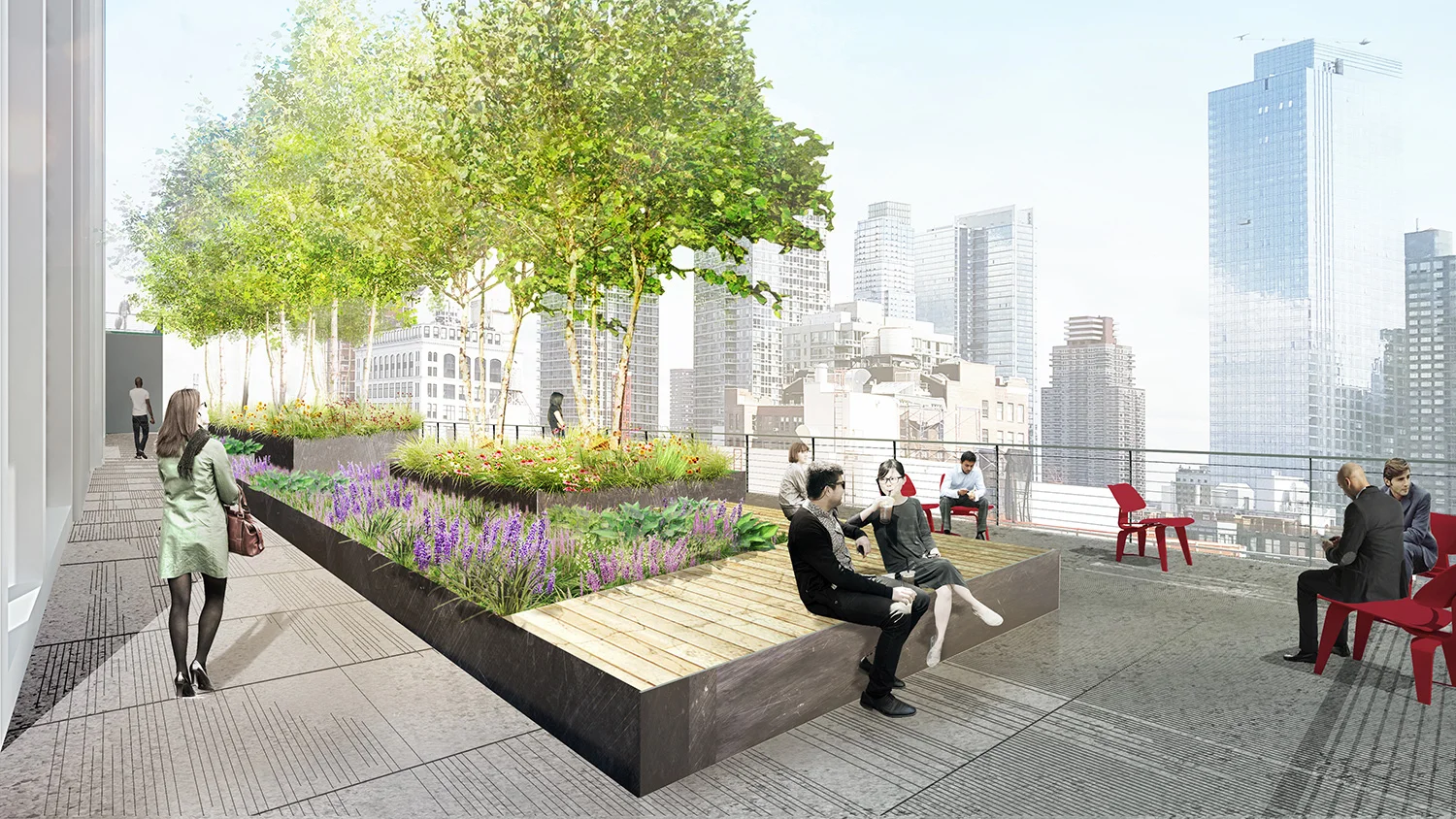 TERRAIN WORK HUDSON COMMONS LANDSCAPE NEW YORK