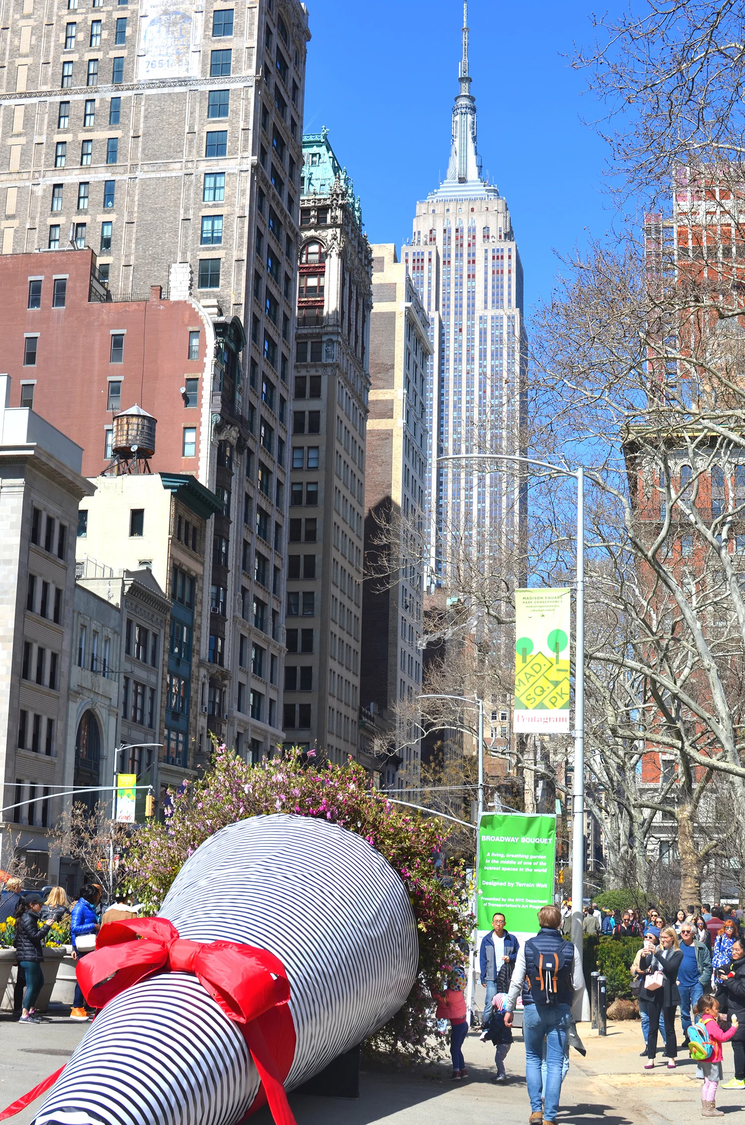 TERRAIN WORK BROADWAY BOUQUET PUBLIC ART NEW YORK