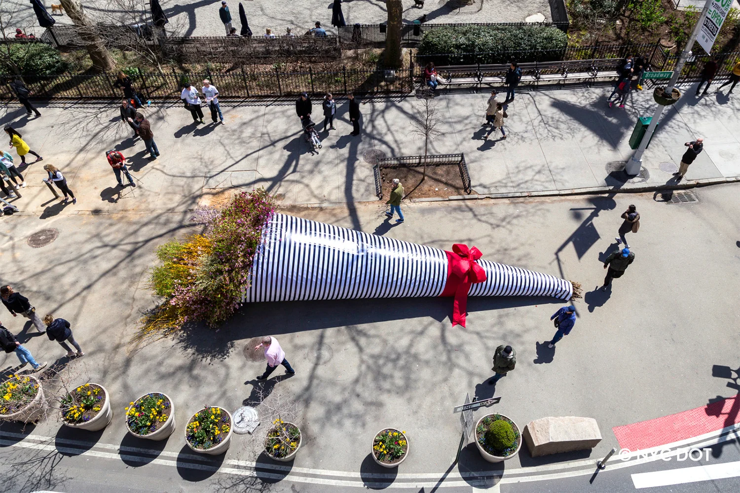 TERRAIN WORK BROADWAY BOUQUET PUBLIC ART NEW YORK