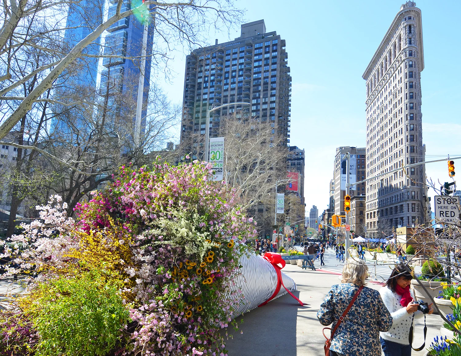 TERRAIN WORK BROADWAY BOUQUET PUBLIC ART NEW YORK