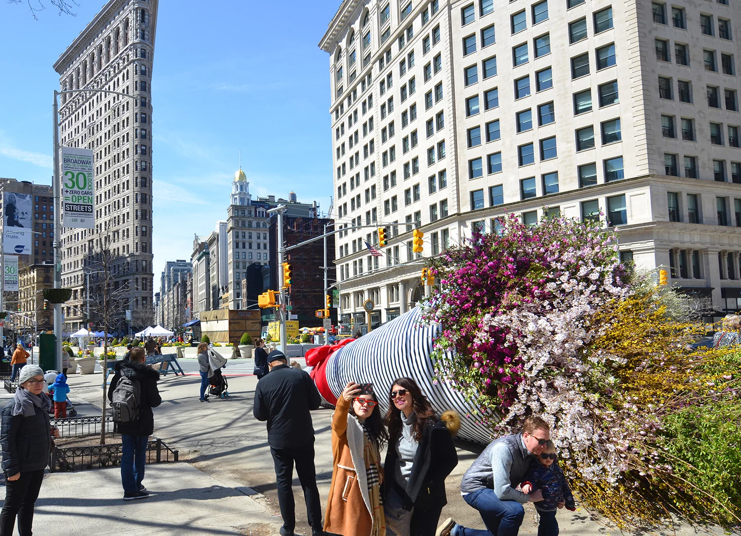 TERRAIN WORK BROADWAY BOUQUET PUBLIC ART NEW YORK