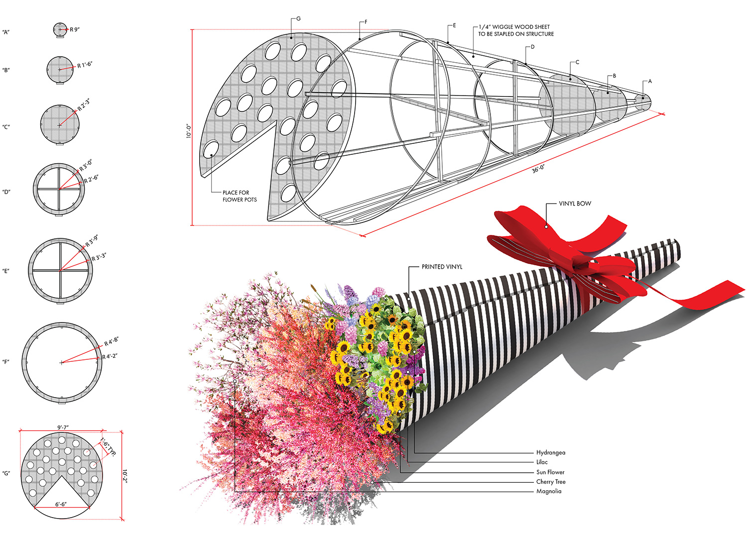 TERRAIN WORK BROADWAY BOUQUET PUBLIC ART NEW YORK