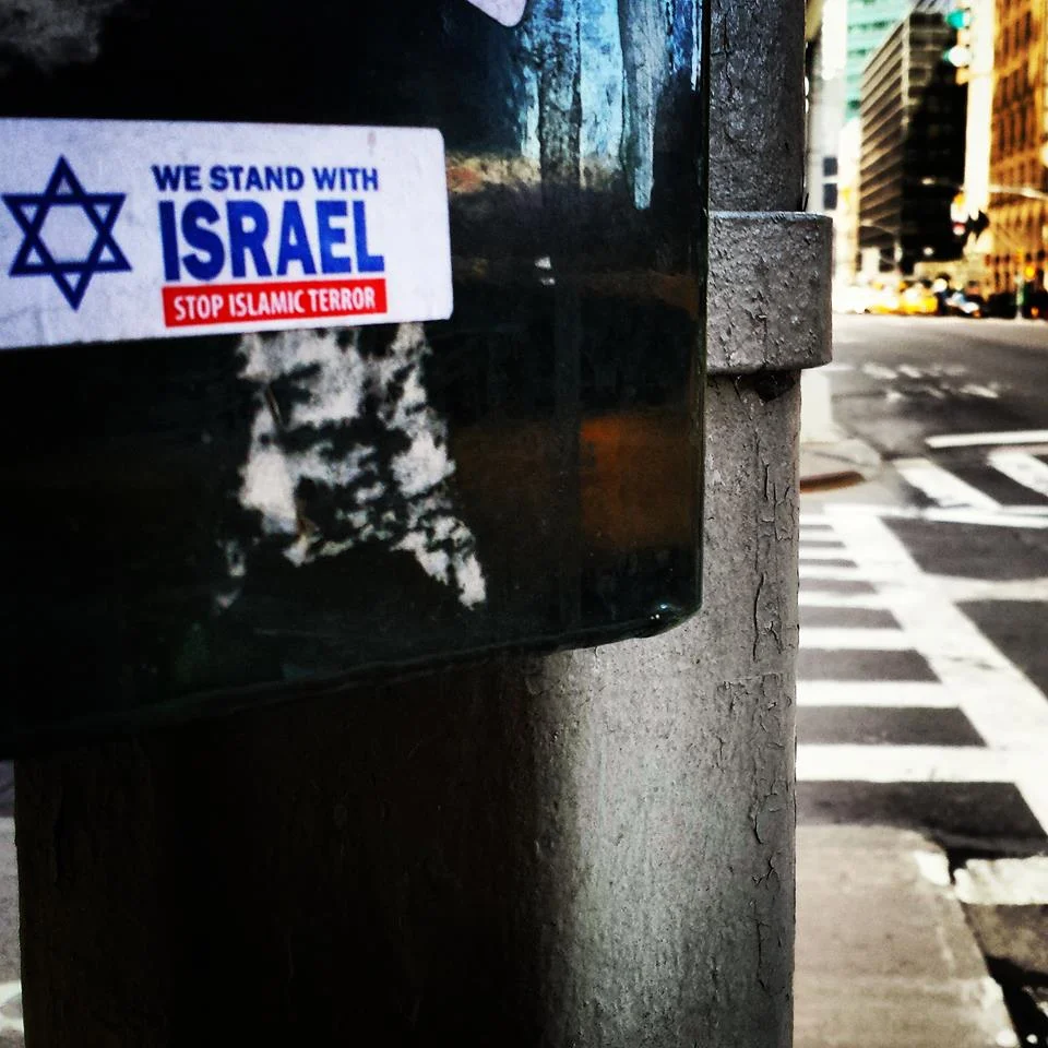 "This picture was taken in New York. I have chosen this, because it represents my wish for people to understand 'our side' as well."