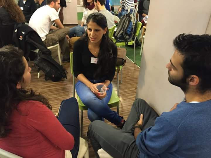 "This is me at one of the Palestinian-Israeli coexistence programs."