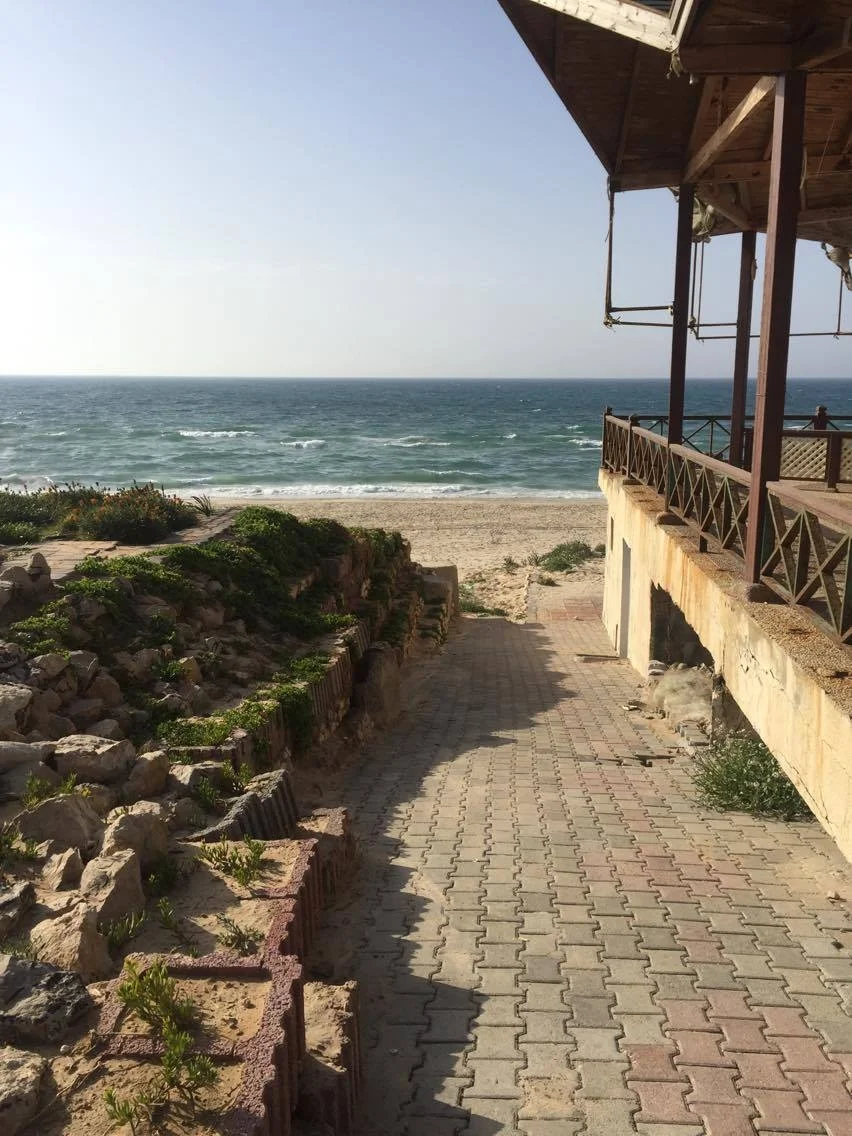 "Gaza beach, my favorite place"