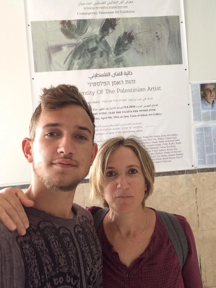 “With my son in Um El Fahem”