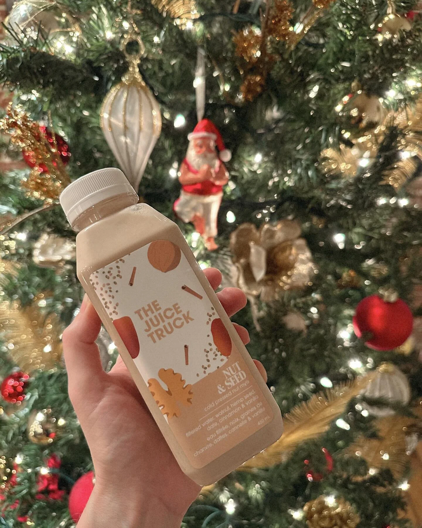 Try our favourite holiday drink &mdash; Nut &amp; Seed!❤️

This delicious cold pressed 🌰 nut mylk from @juicetruck tastes like Christmas in a glass. We love adding it to our ☕️ coffee, mocktails and enjoying on its own. Did we mention it&rsquo;s als