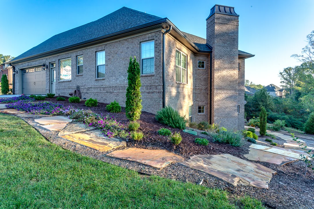 Flagstone Path and Planting