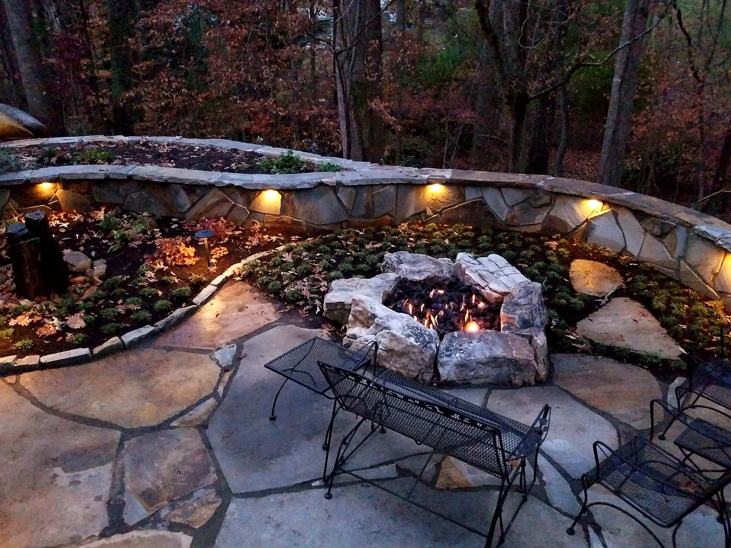 Boulder Firepit