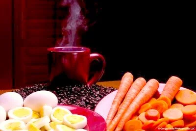 A Carrot, an Egg, and a Cup of Coffee
