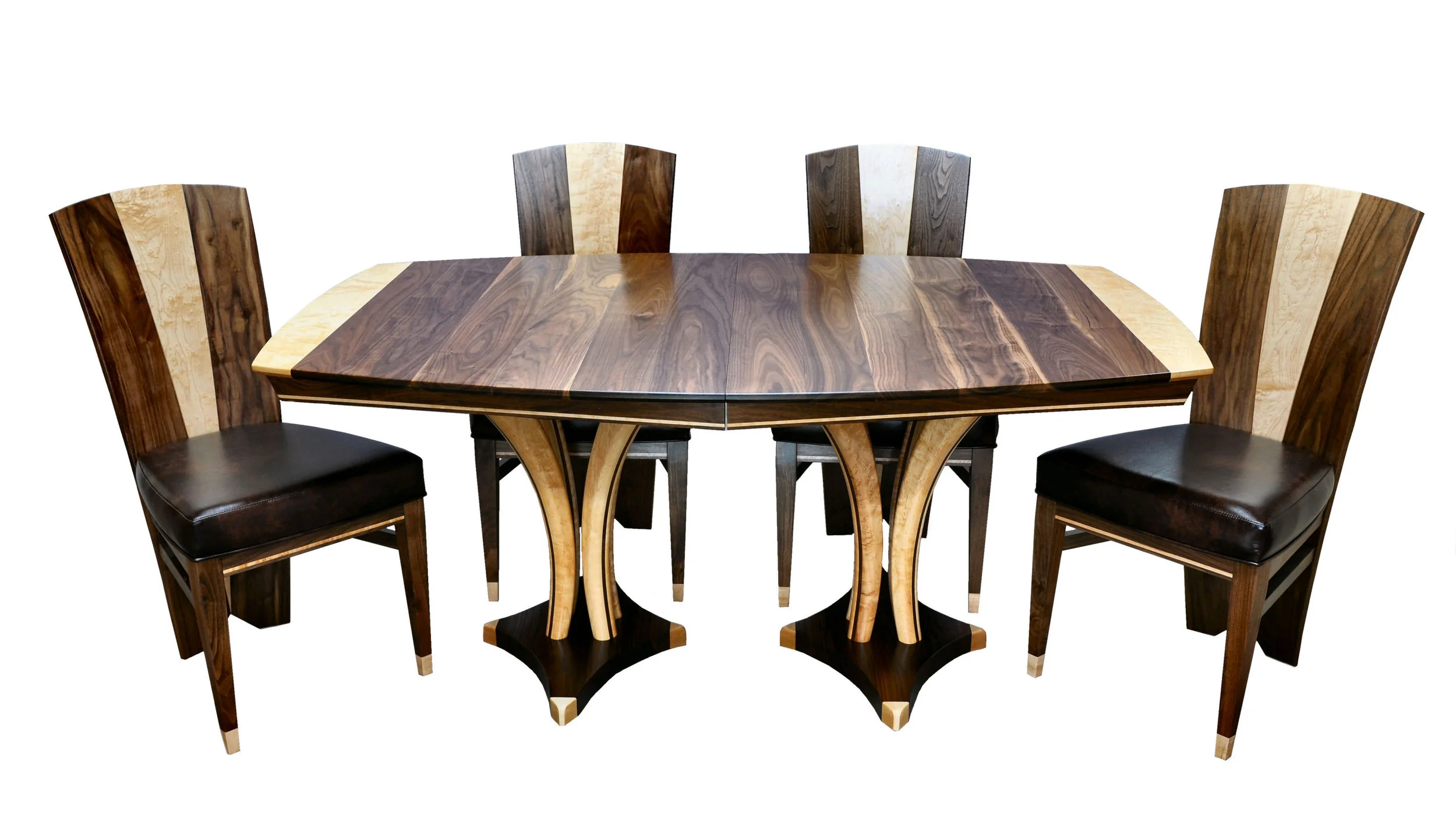 Contemporary Art Double Pedestal set