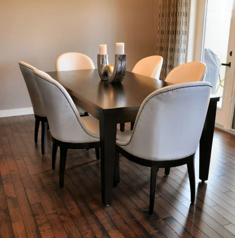 Tapered Leg Dining Table set 2