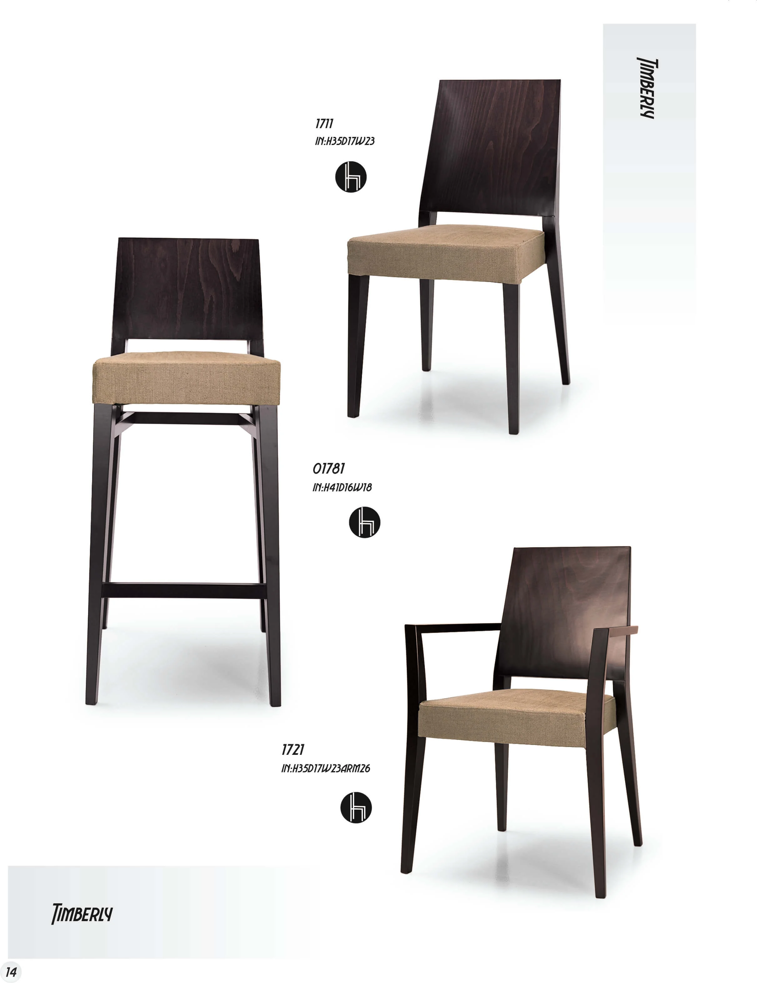 Timberley Chairs & Stool