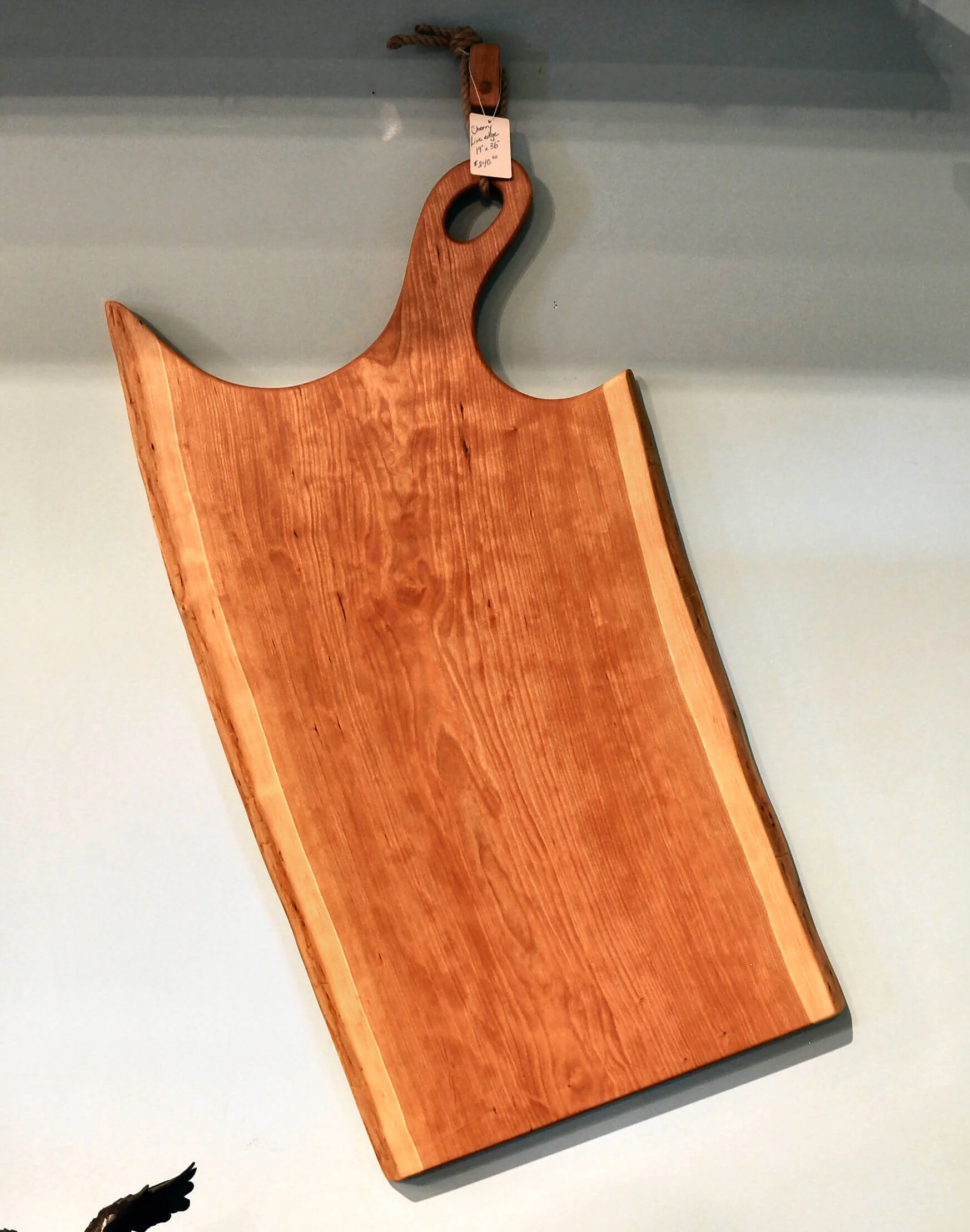 Live Edge Cherry Charcuterie Board On Sale Taylor Made Furniture