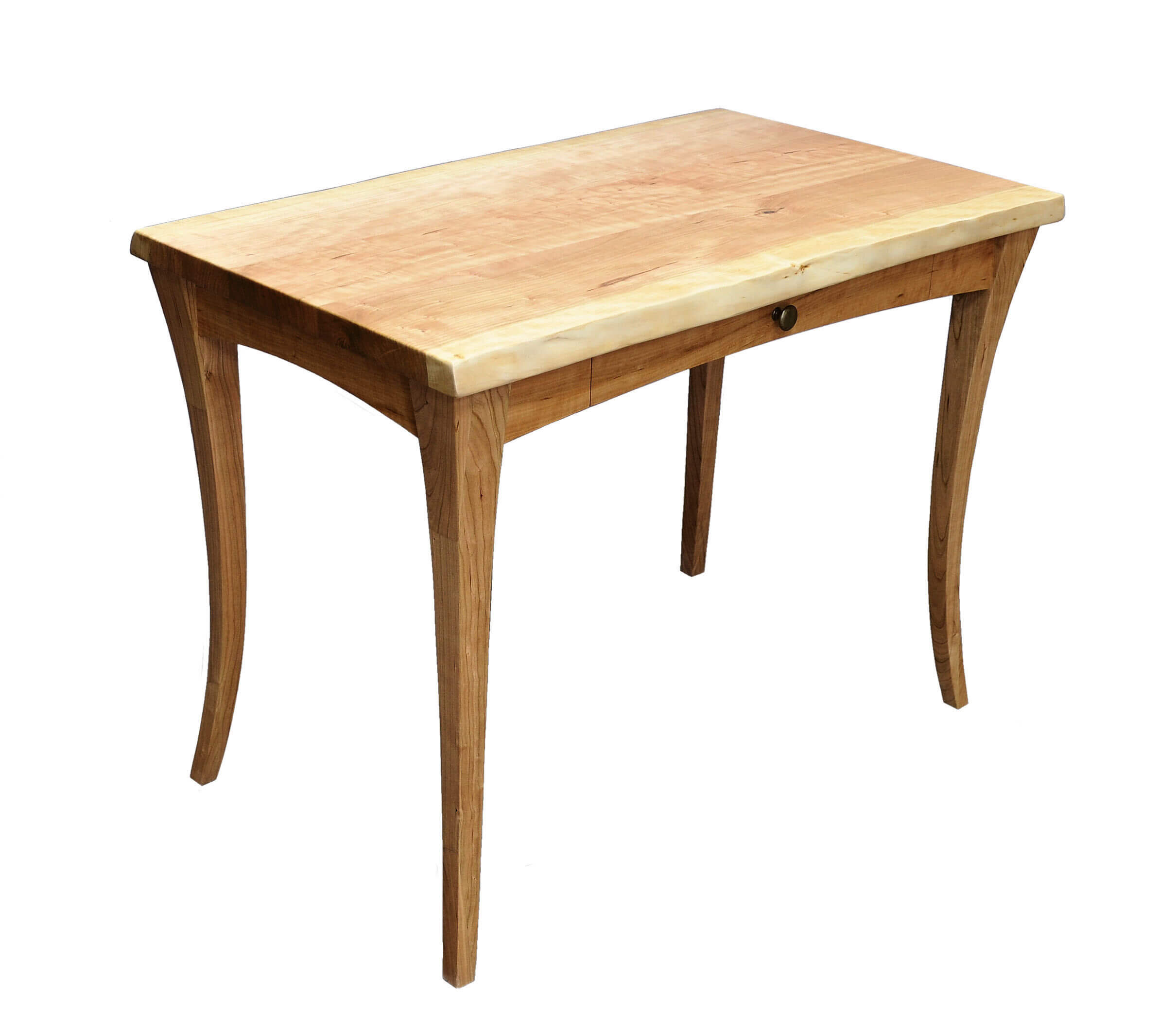 Sabre Leg Live Edge Desk