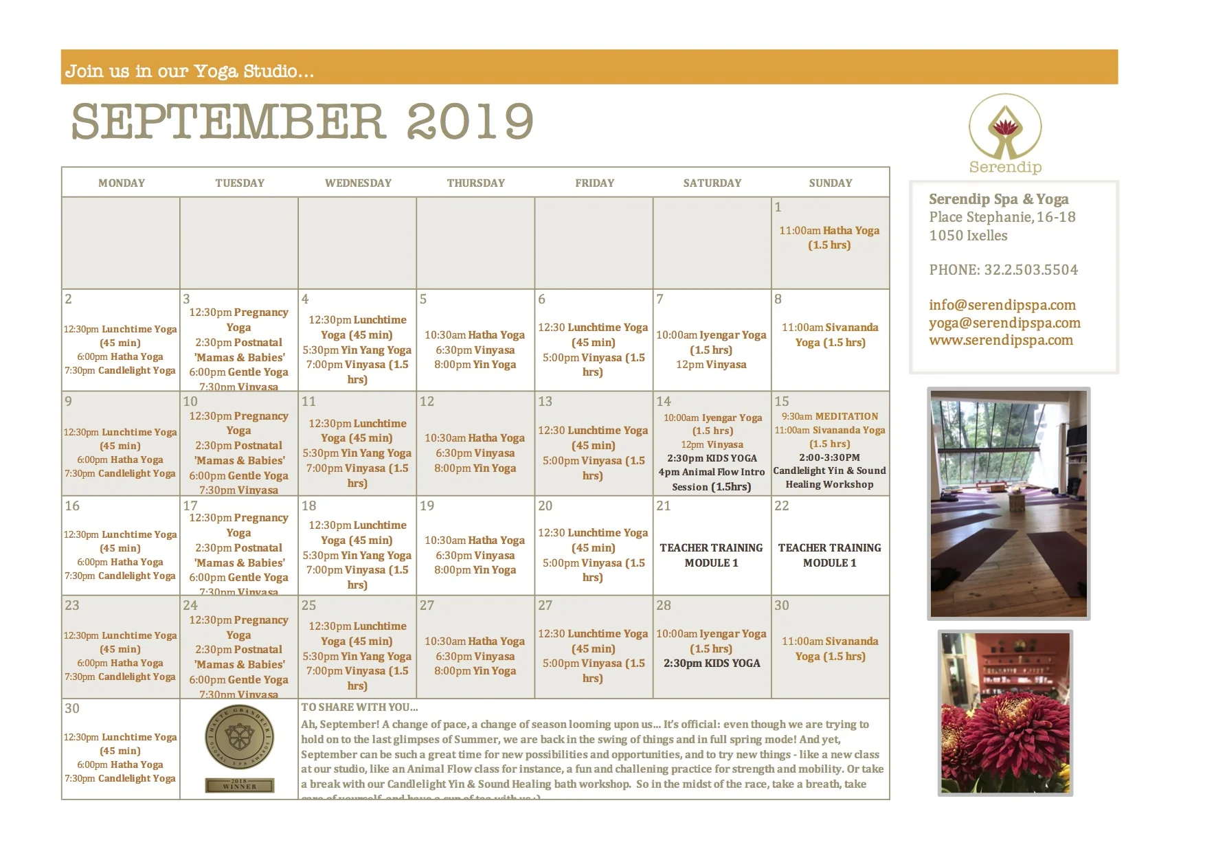 serendip spa and yoga calendar 2019_September A4 FRONT.jpg