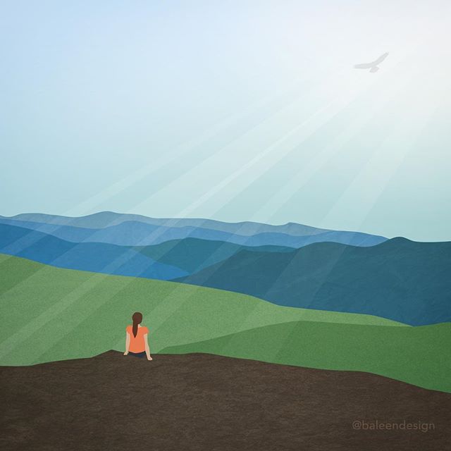 Shenandoah Solitude .
.
.
.
.
Sometimes a little solitude is what we need to reframe our thoughts and recharge our passions.
.
.

#getoutside .
.

#illustration #photoshop #vectorart #flatdesign #digitalillustration #digitalart #illustrator #graphicd