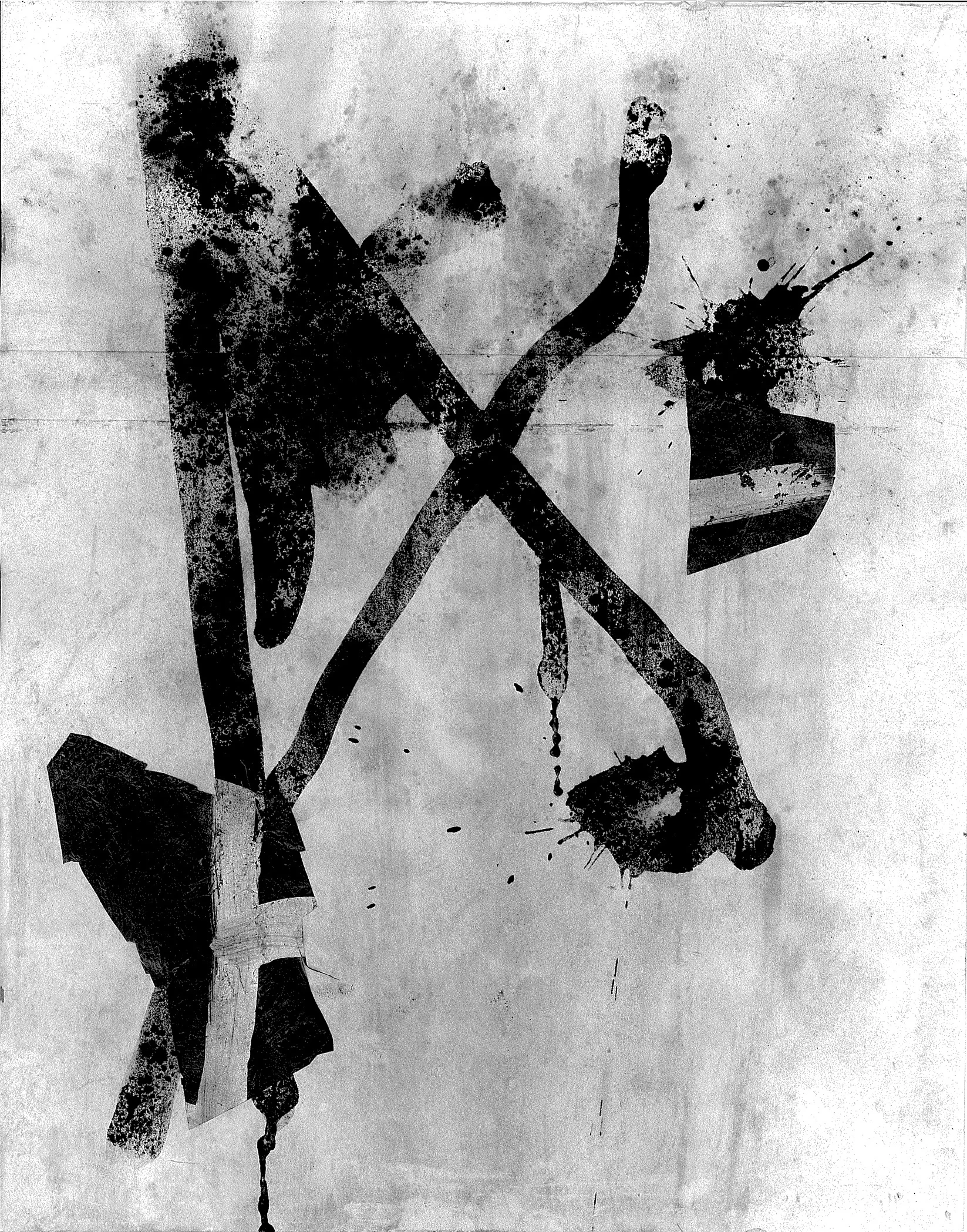  Eugenio Espinoza,&nbsp; Pedestrian,&nbsp; 2018  Charcoal and acrylic on paper  14 z 11 inches 