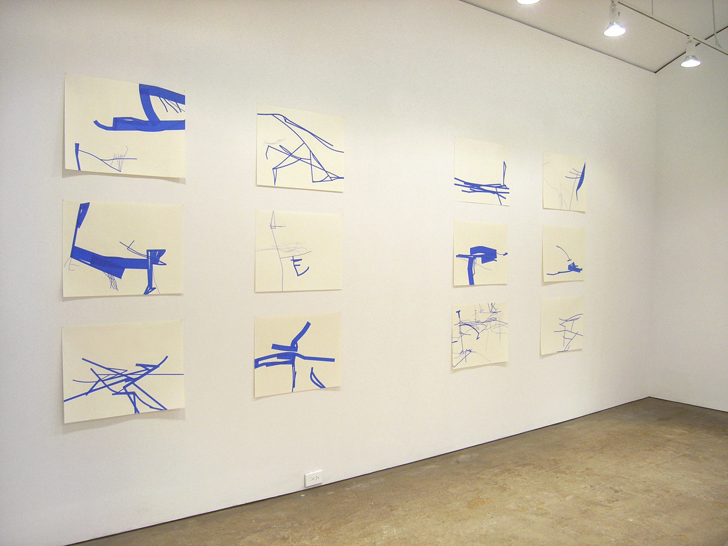    Christine Hiebert: Drawing as Structure    Gallery Joe, Philadelphia, 2004   