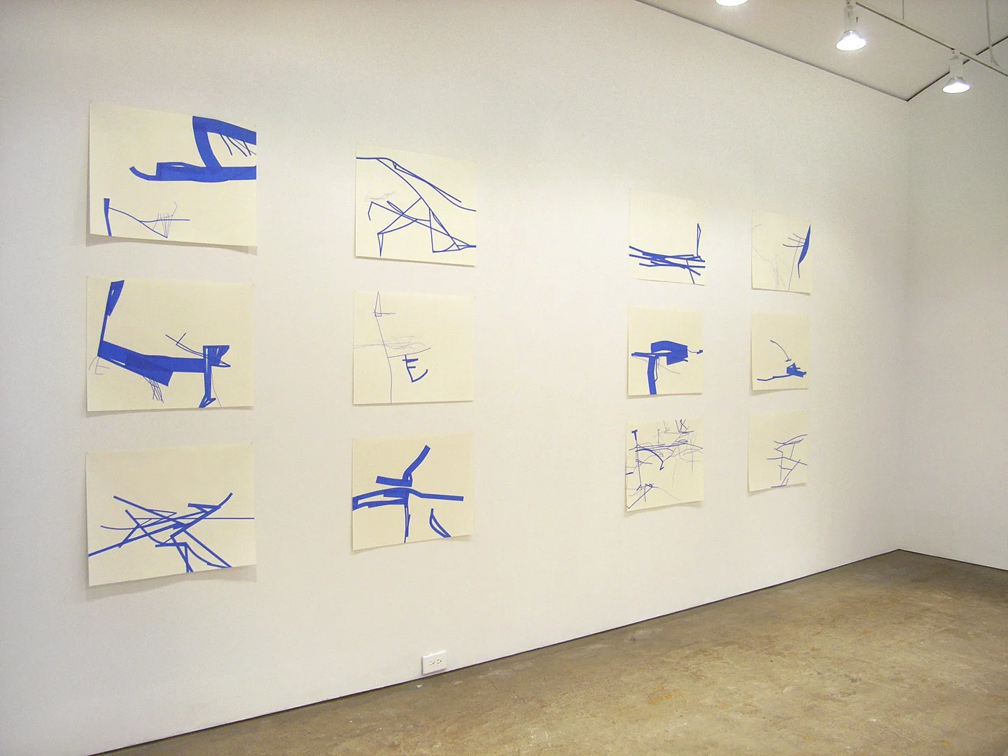 Christine Hiebert: Drawing as Structure Gallery Joe, Philadelphia, 2004