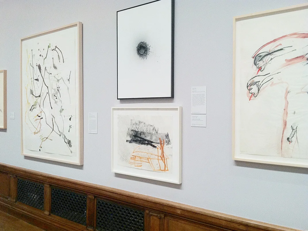 work on view in Embracing Modernism: Ten Years of Drawings Acquisitions, The Morgan Library and Museum, 2015