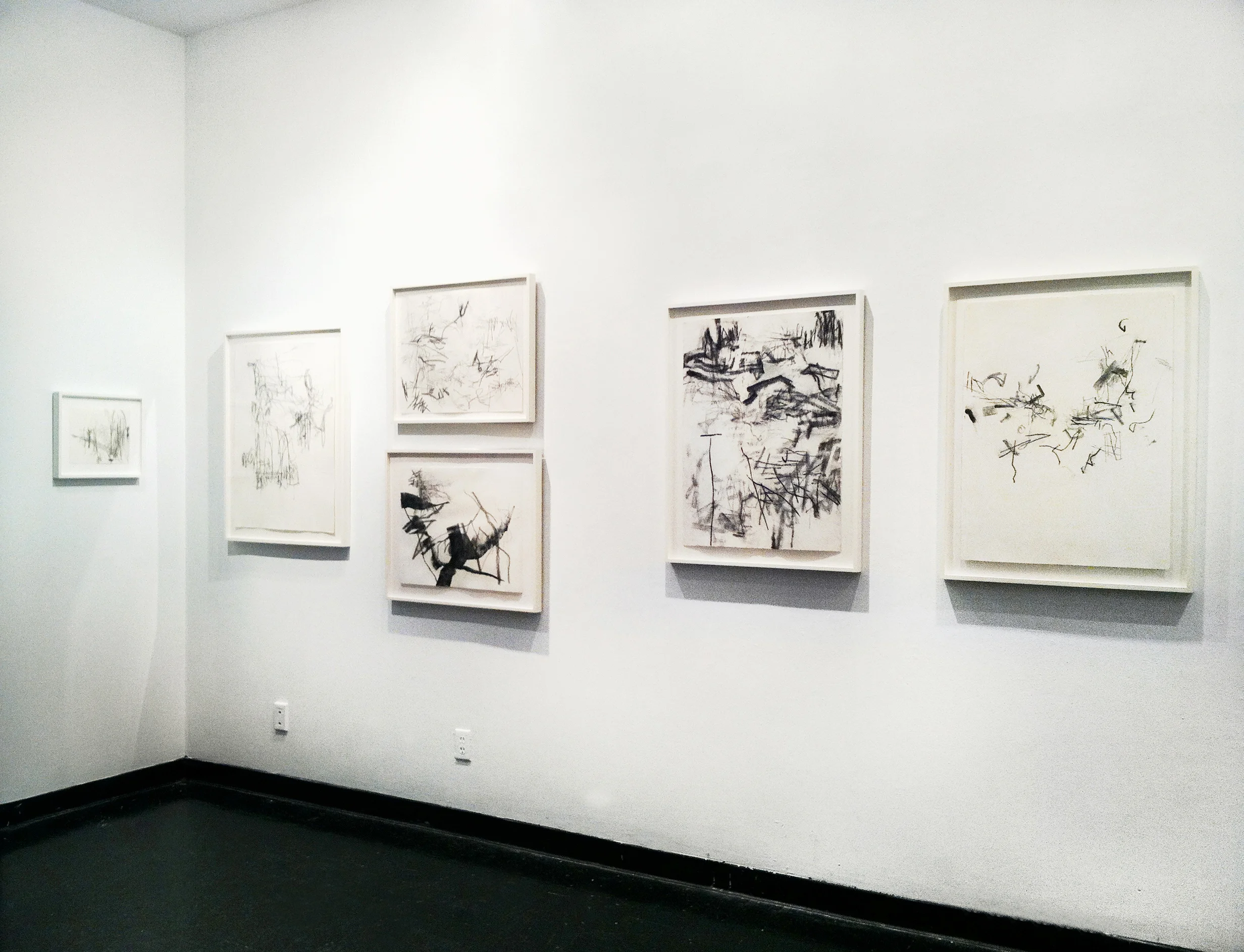 works on view in Drawing First and Last, University of the Arts, Philadelphia, 2015