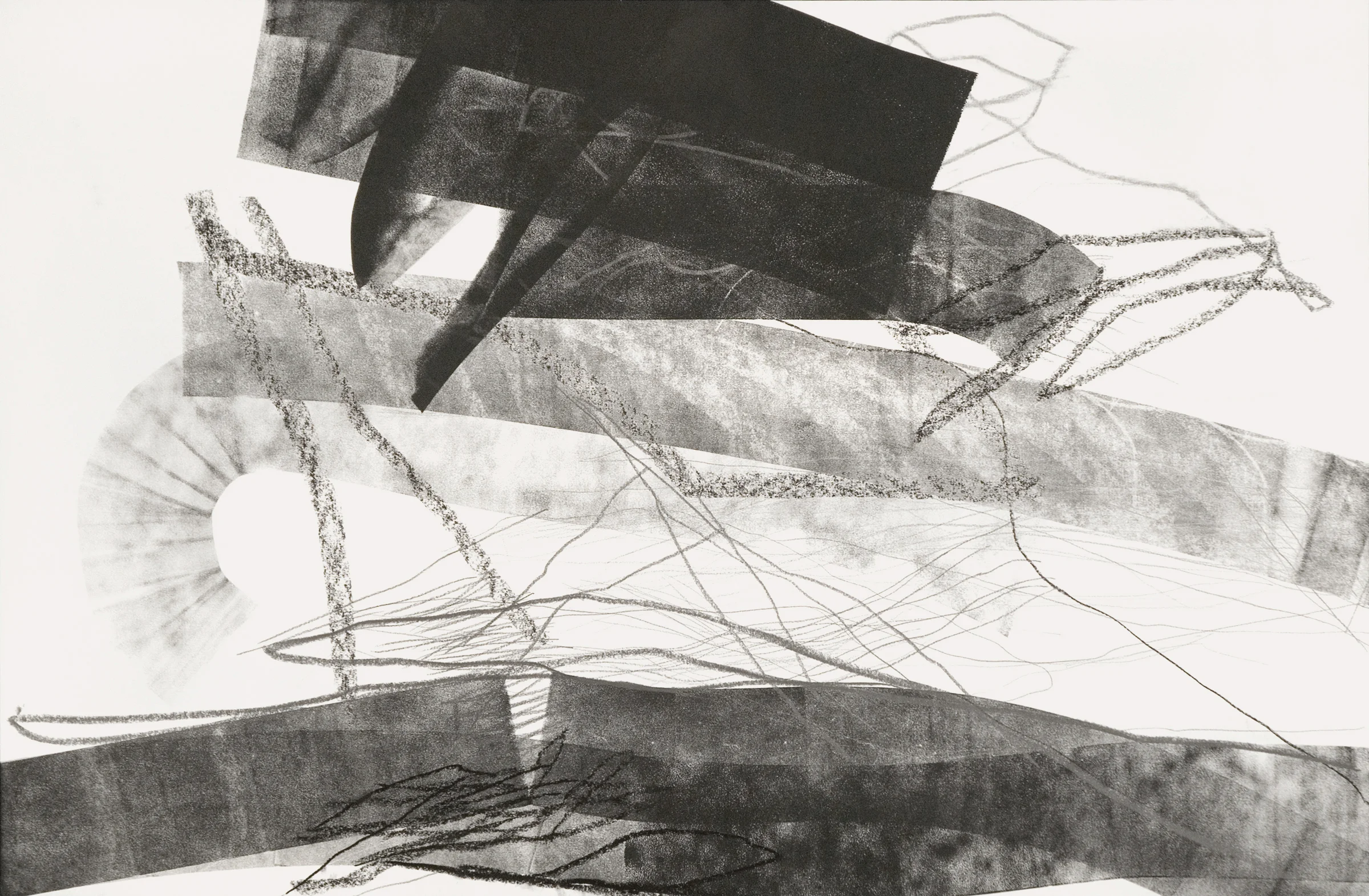 Untitled (rd.08.60), 2008 ink, charcoal, graphite on paper 26 x 40 inches