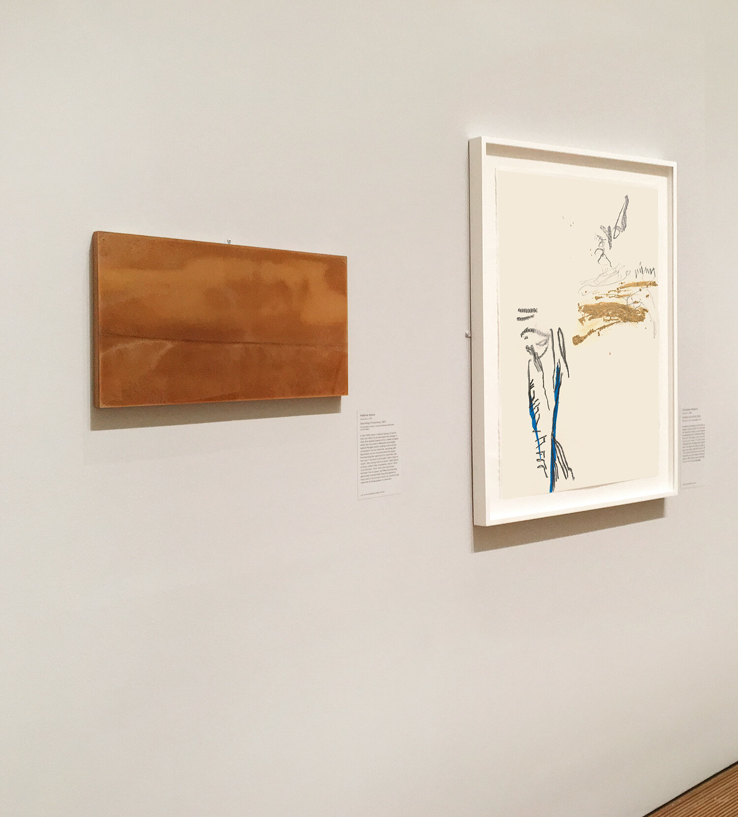  Installation view of  By Any Means: Contemporary Drawings from the Morgan  Morgan Library and Museum, 2019 