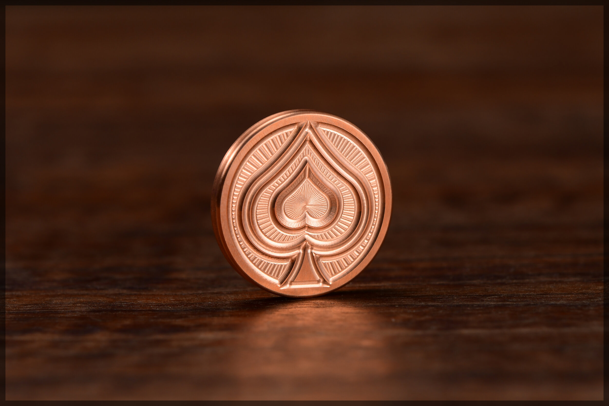 Gambit Coin #5 - Spade - Copper