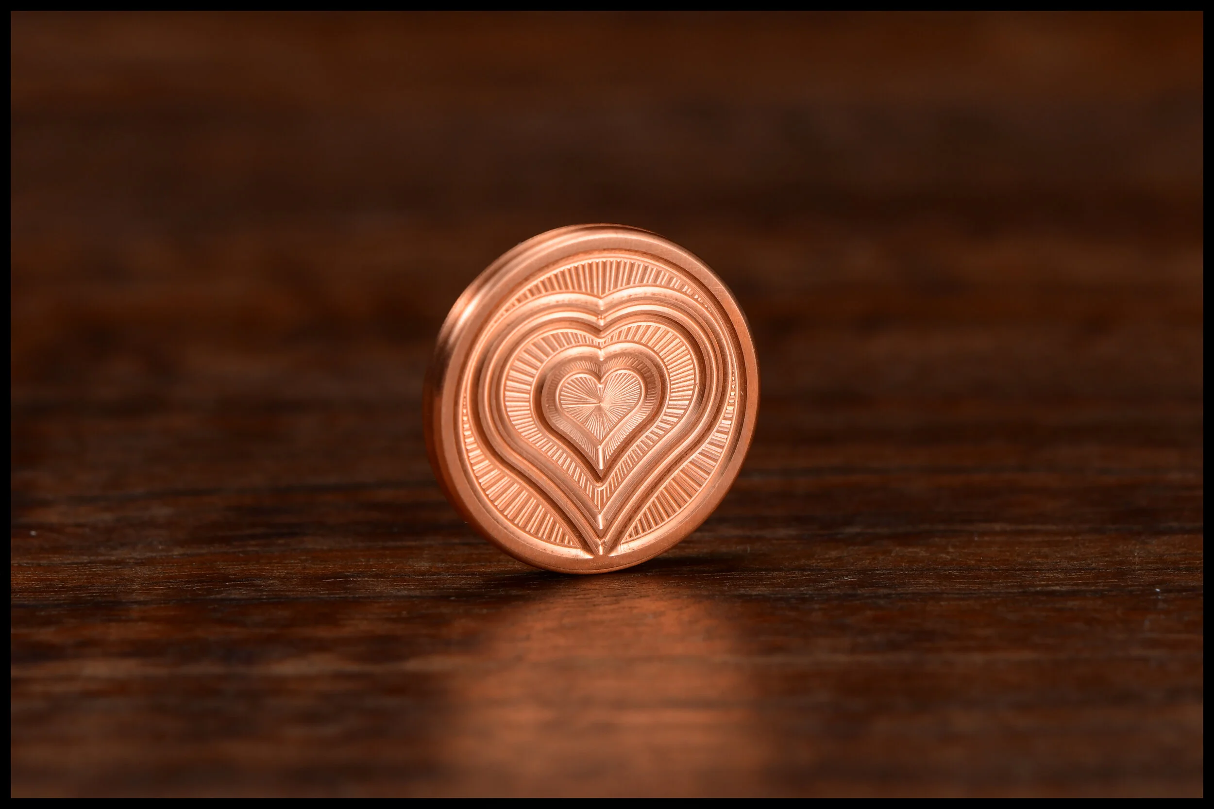 Gambit Coin #8 - Heart - Copper