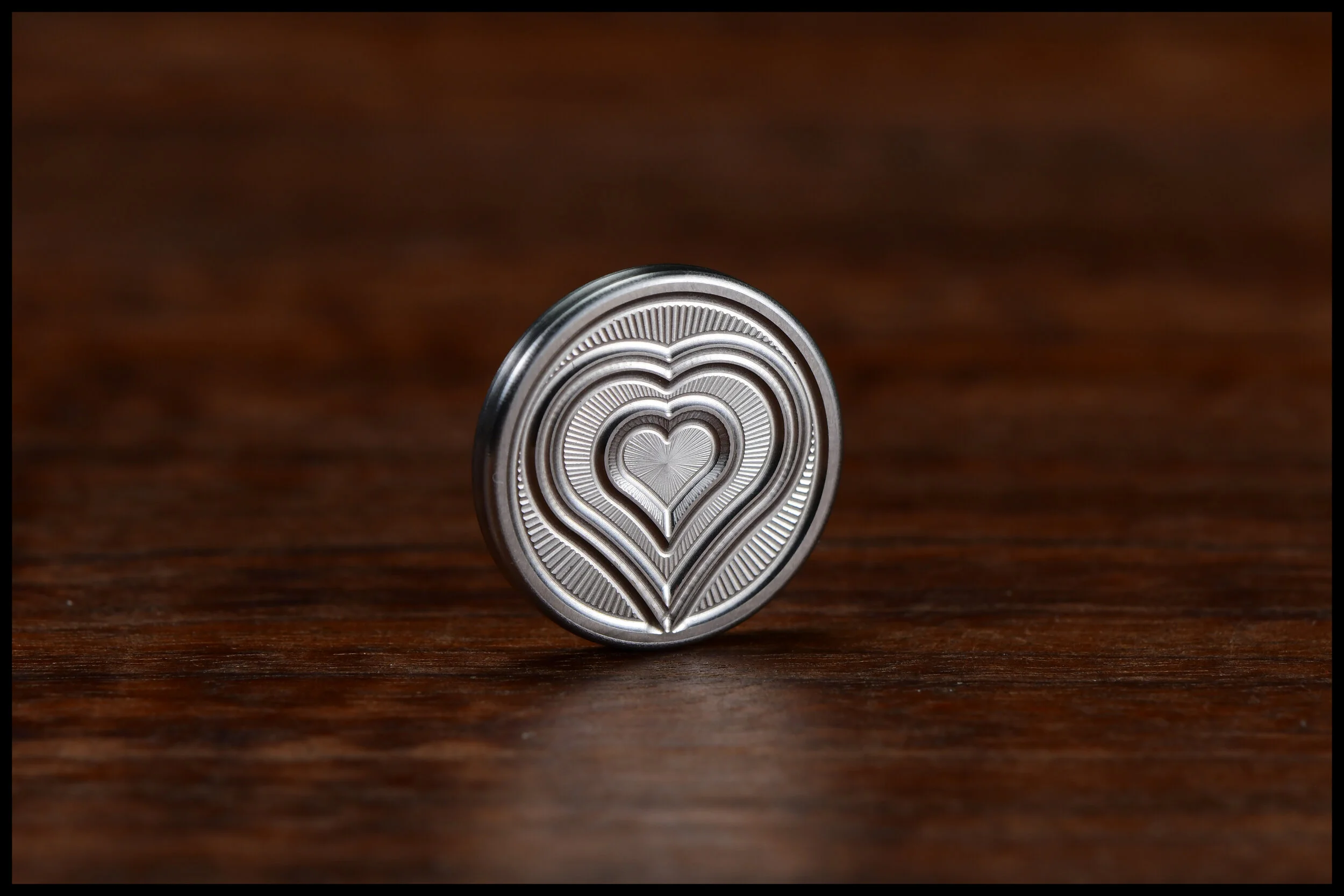 Gambit Coin #8 - Heart - Tungsten