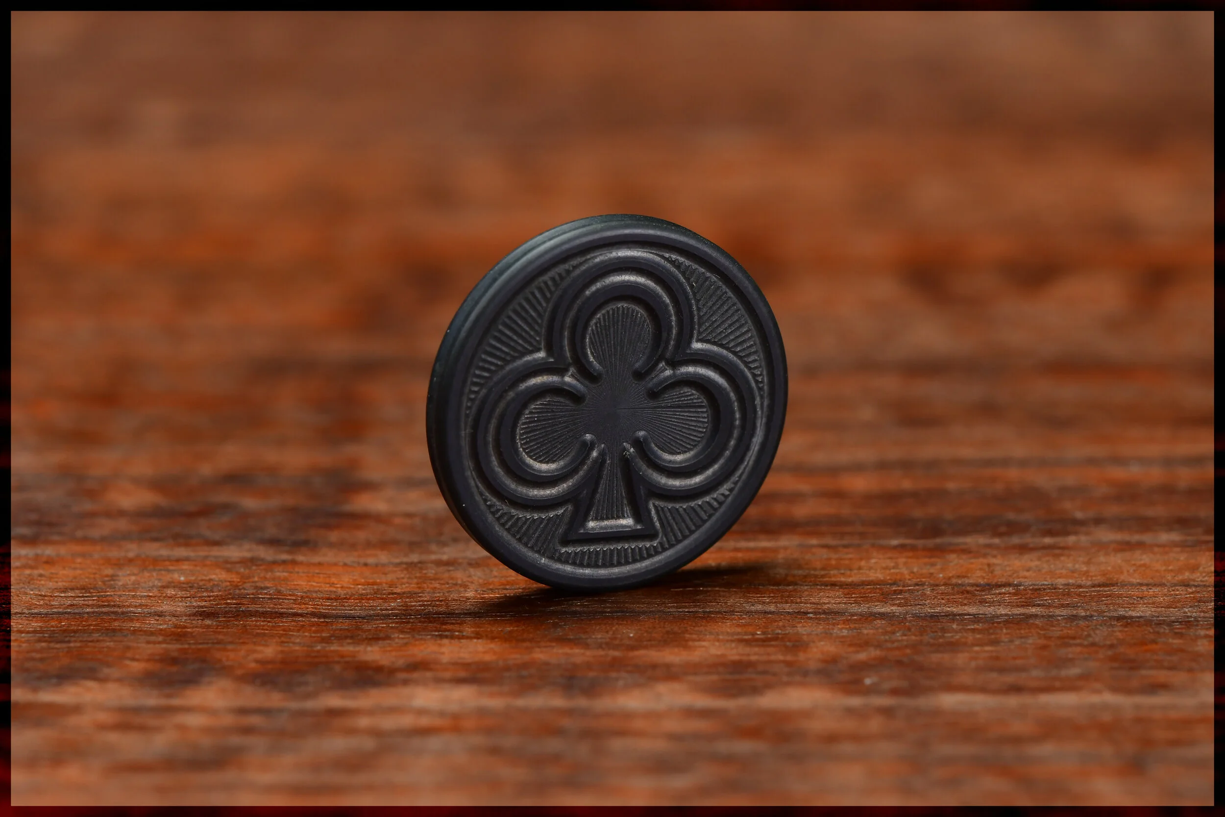 Gambit Coin #9 - Club - Flamed Tungsten