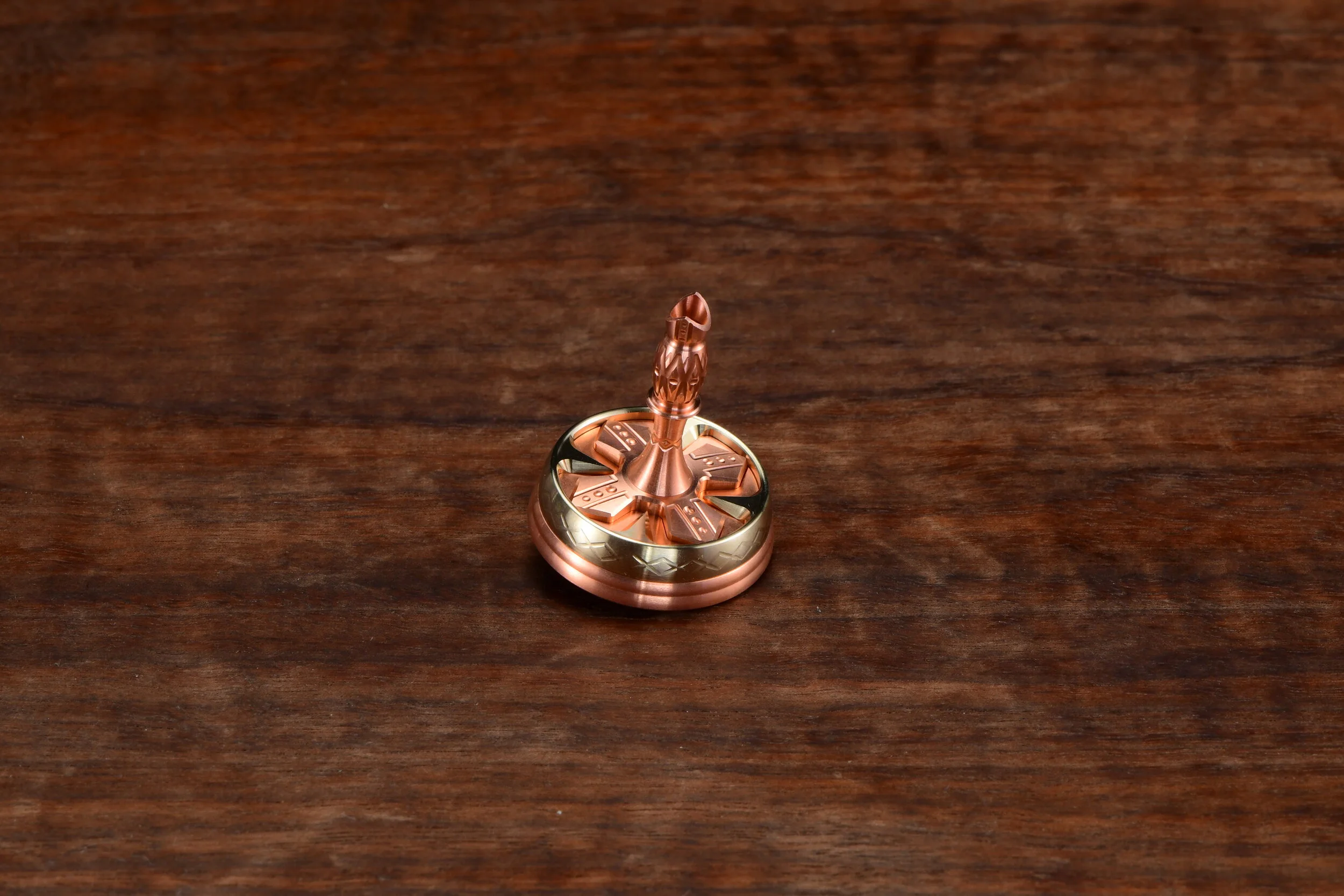 Copper/Bronze Bishop Spinning Top