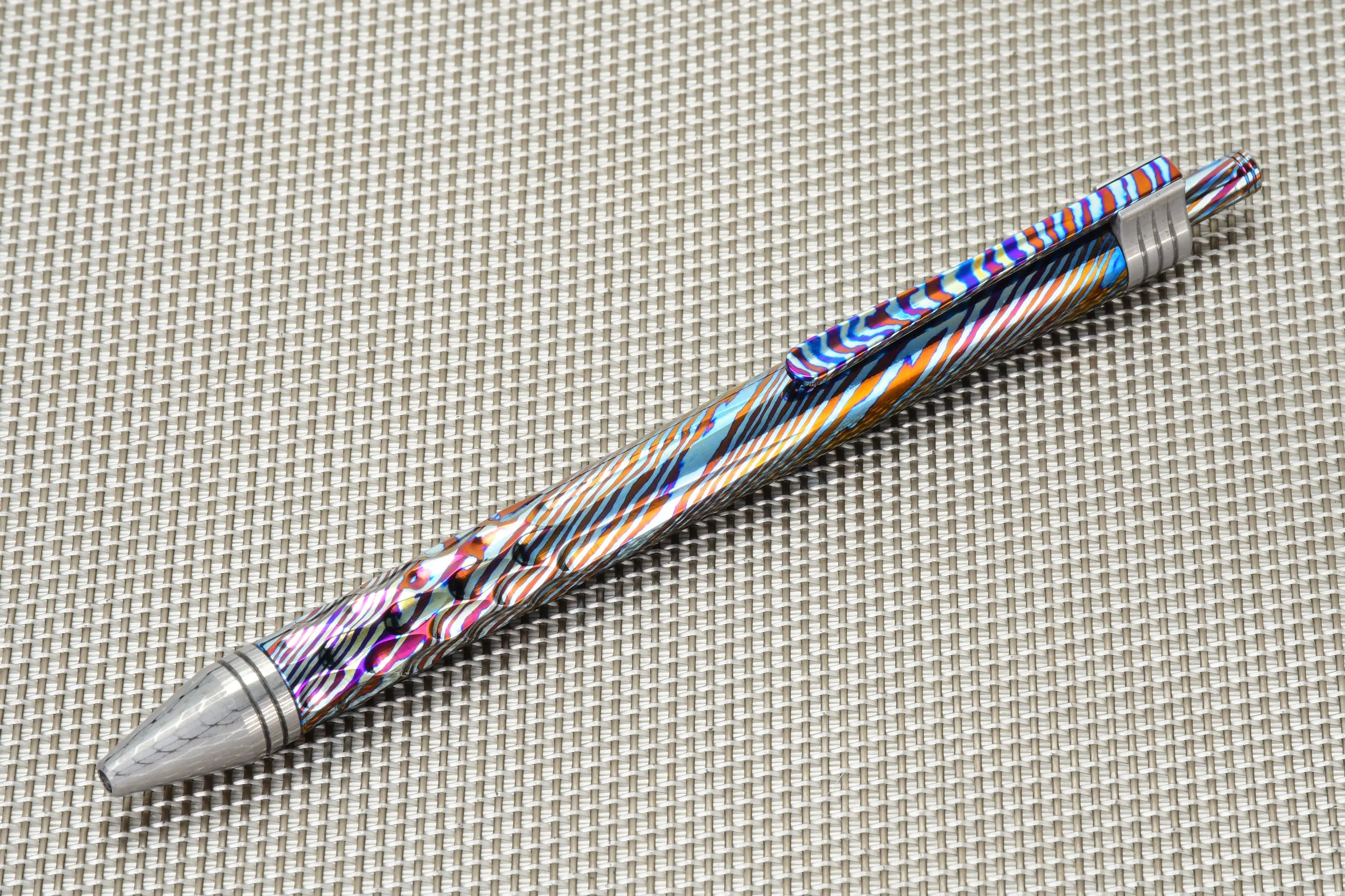 Discontinued - White Timascus with Spiro Soul Pen