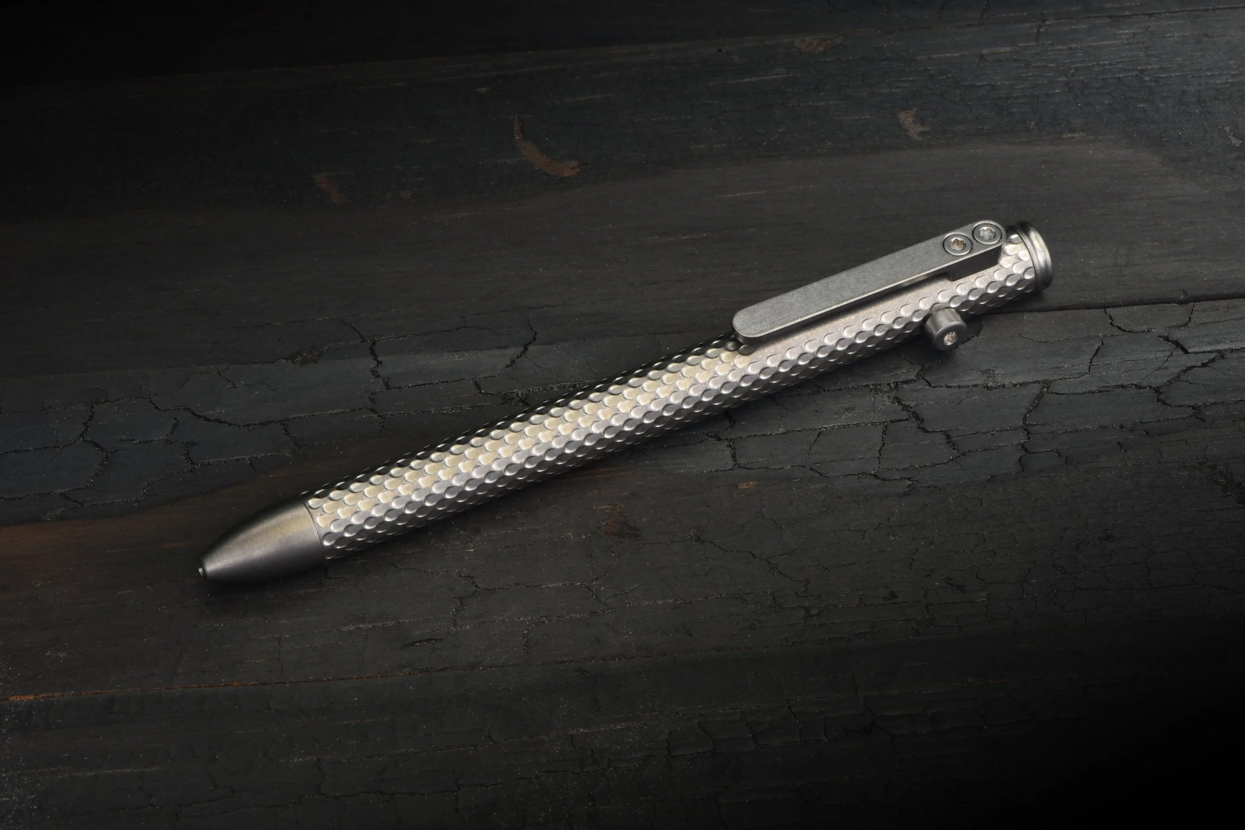 Full Mithril Tumbled Titanium CamPen - V3 Gelion