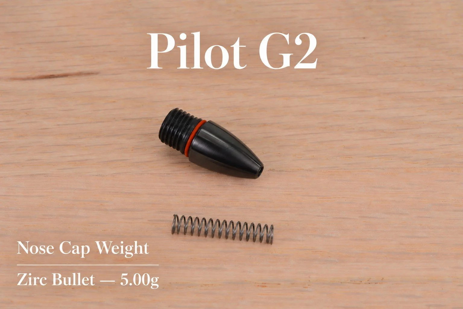 Pilot G2 Zirc Bullet Nose Cap for the Fusion with spring