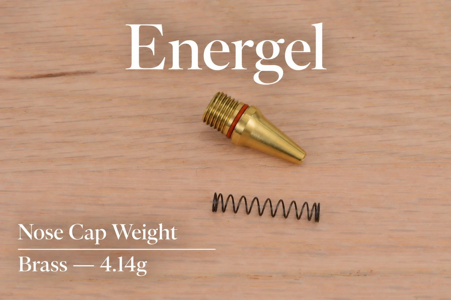 Energel Brass Stepped Nose Cap for the Fusion with spring