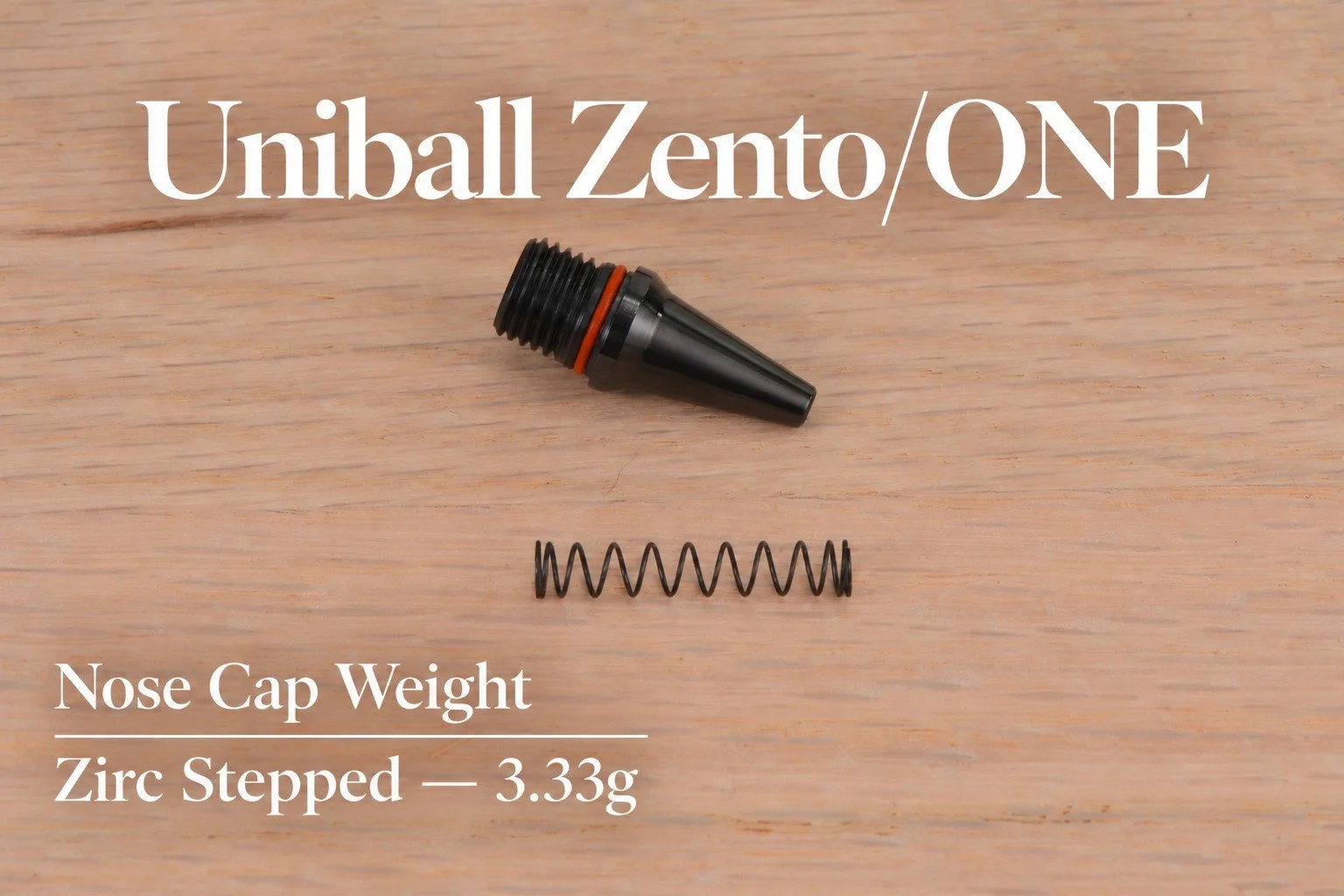 Uniball Zento/One Zirc Stepped Nose Cap for the Fusion with spring
