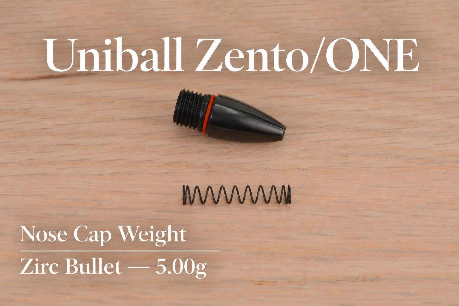 Uniball Zento/One Zirc Bullet Nose Cap for the Fusion with spring