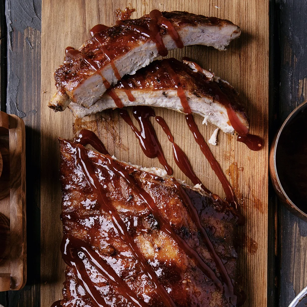 Rack of ribs butchers