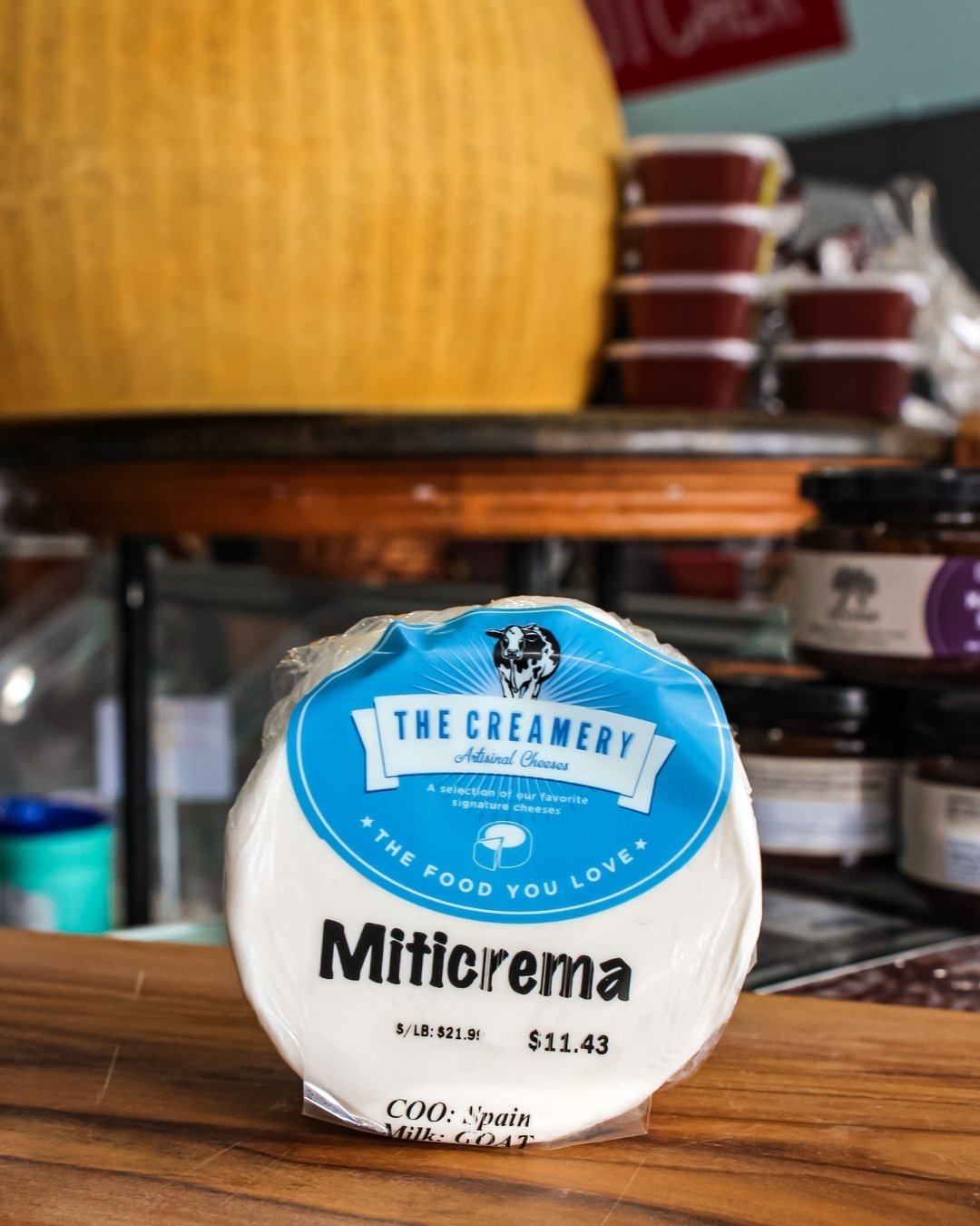 Are you a Goat Cheese lover? If so, Nico has a cheese you're gonna love this week. 

Meet Miticrema - a Spanish goat cheese filled to the brim with flavor. 

#cheeseplease