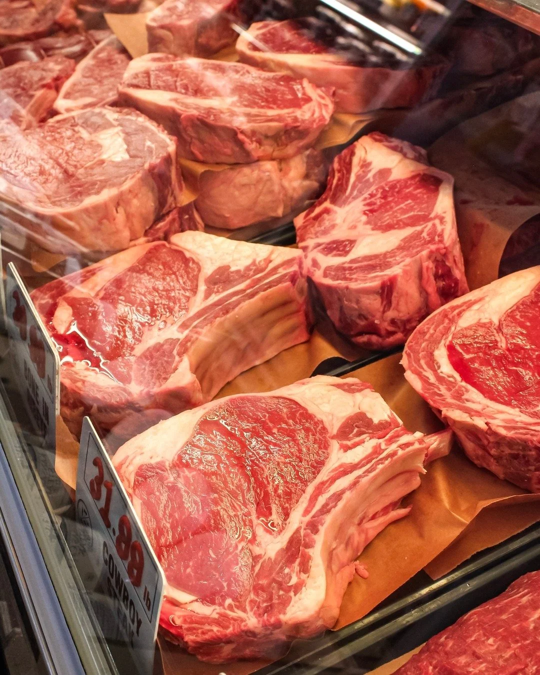 What's on the grill today? Maybe one of our cowboy steaks. 🤠

#cowboysteak #wheresthebeef #beef #butcher