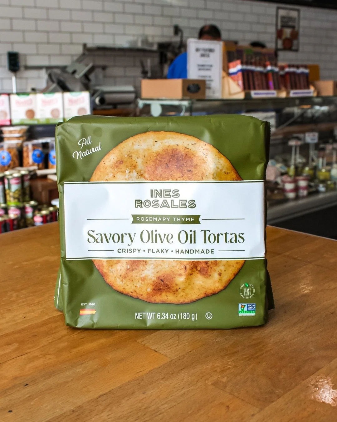 Ines Rosales savory olive oil tortas are perfect for enjoying cheeses, dips and more.