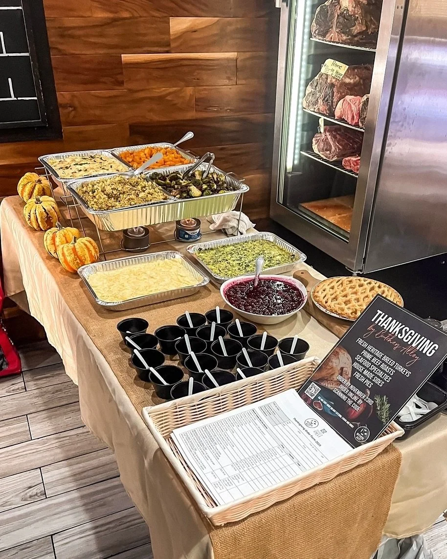 Swing by Butchers Alley today from 1pm-4pm for our last Thanksgiving menu sampling before preorders close. 
⠀⠀⠀⠀⠀⠀⠀⠀⠀
Try our made from scratch sides, apple pie and more. 
⠀⠀⠀⠀⠀⠀⠀⠀⠀
#bethesdamd #butchersalley #thanksgiving