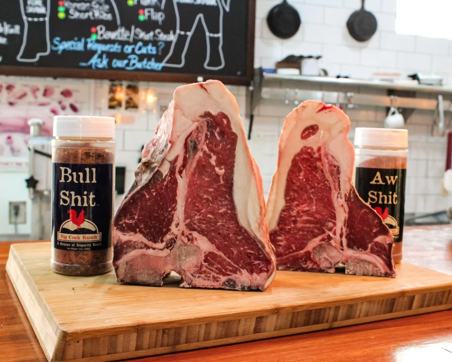 The Porterhouse cut is the best of both worlds - it contains the New York Strip and the Tenderloin. 🥩

The dry aging process allows natural enzymes to break down proteins, fats and connective tissue resulting in great flavor and optimal tenderness. 